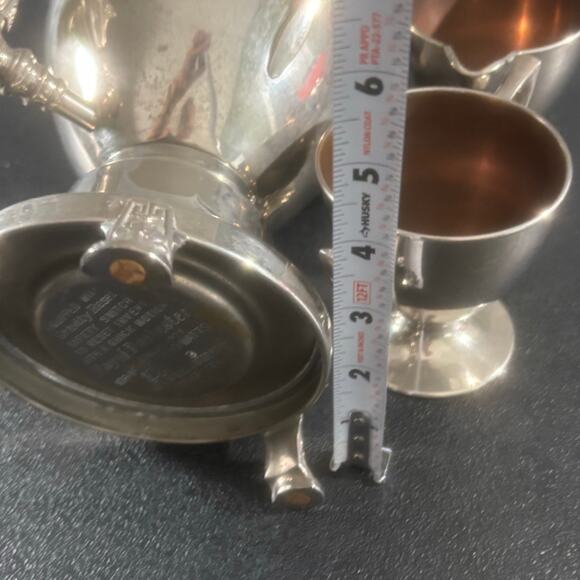 Royal Rochester Chrome Vintage Electric Coffee Pot Percolator 3PC Set - Picture 8 of 10